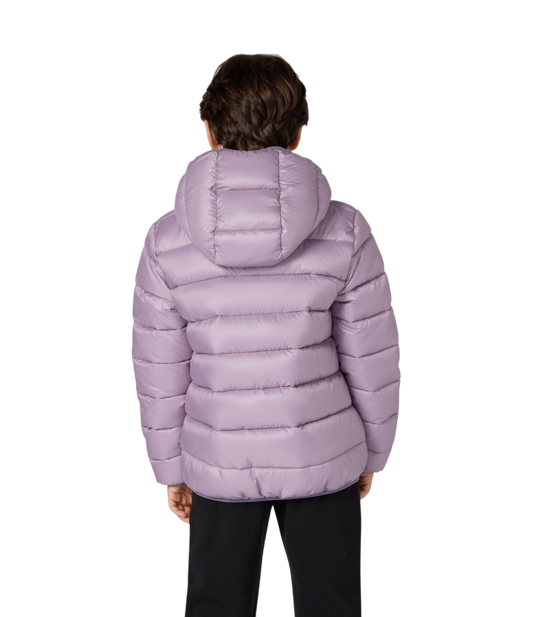 Champion Giacca Bambino Cappuccio 307222 VS100 Malva – imbottita, idrorepellente, comfort, stile