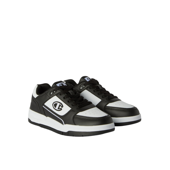 Champion – Sneakers Ragazzi Rebound 18 Heritage S32816 KK011 Nero-Bianco | Stile Basket, Comfort e Versatilità per Giovani Dinamici