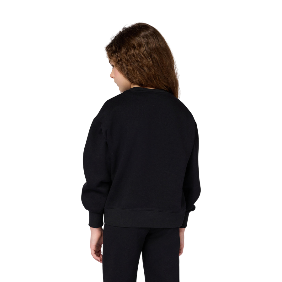 Champion tuta sportiva da ragazza 405236 KK001 nero con logo stampato - Comfort e stile per ogni occasione