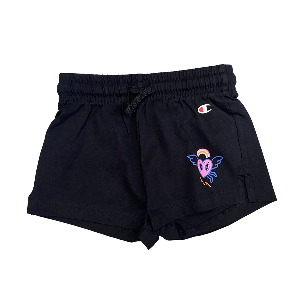 Champion completo da ragazza canotta e pantaloncino 404931 KK001 nero