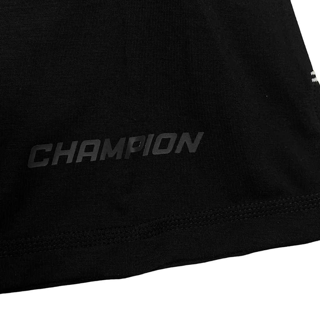 Champion maglietta manica corta da donna con scollo a V 117483 KK001 nero