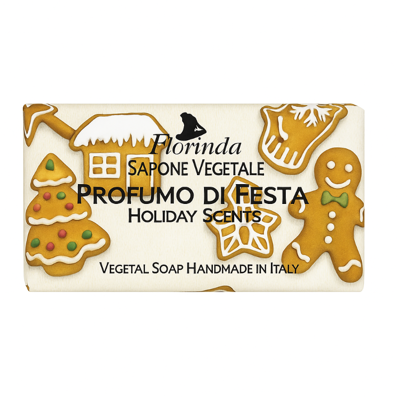 Florinda Saponetta Vegetale Mani E Corpo Profumo Di Festa 100 gr
