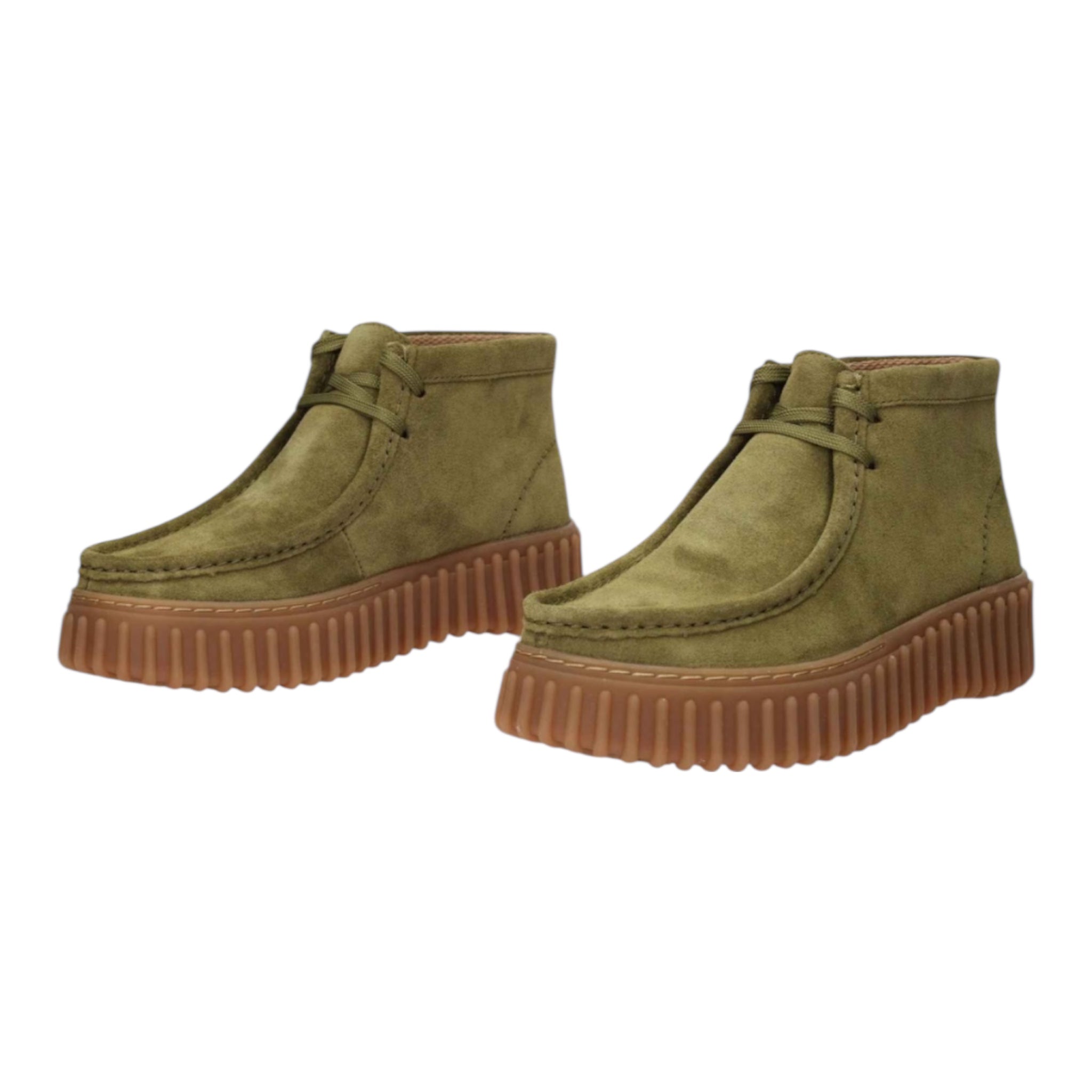 Clarks Scarpa Casual Donna Torhill Moss 26183872 Verde