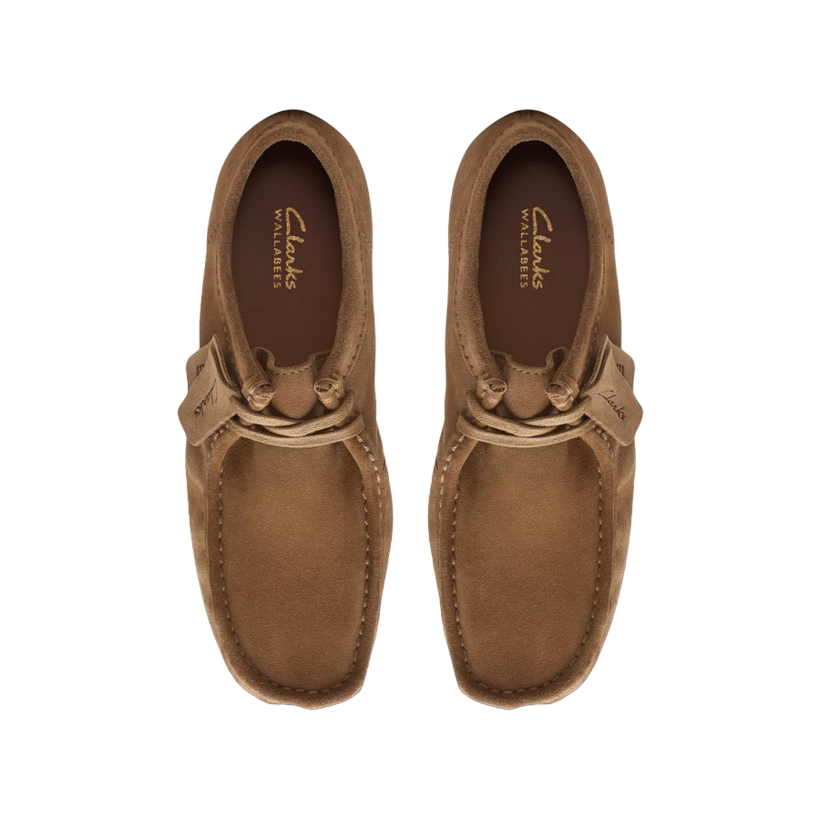 Clarks Wallabee EVO Uomo - Mocassino Camoscio Sabbia Scuro