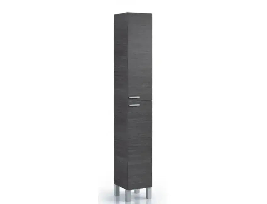 Colonna Bagno Grigio Cenere 2 Ante 30X25X182H