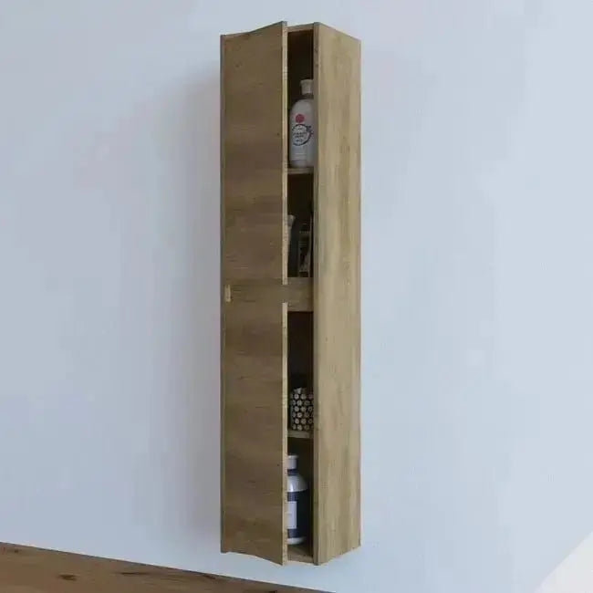 Colonna Sospesa 2 ante  30X26X142H Rovere nordico