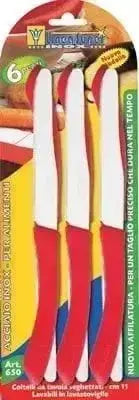Coltelli da tavola seghettati 6 pz
