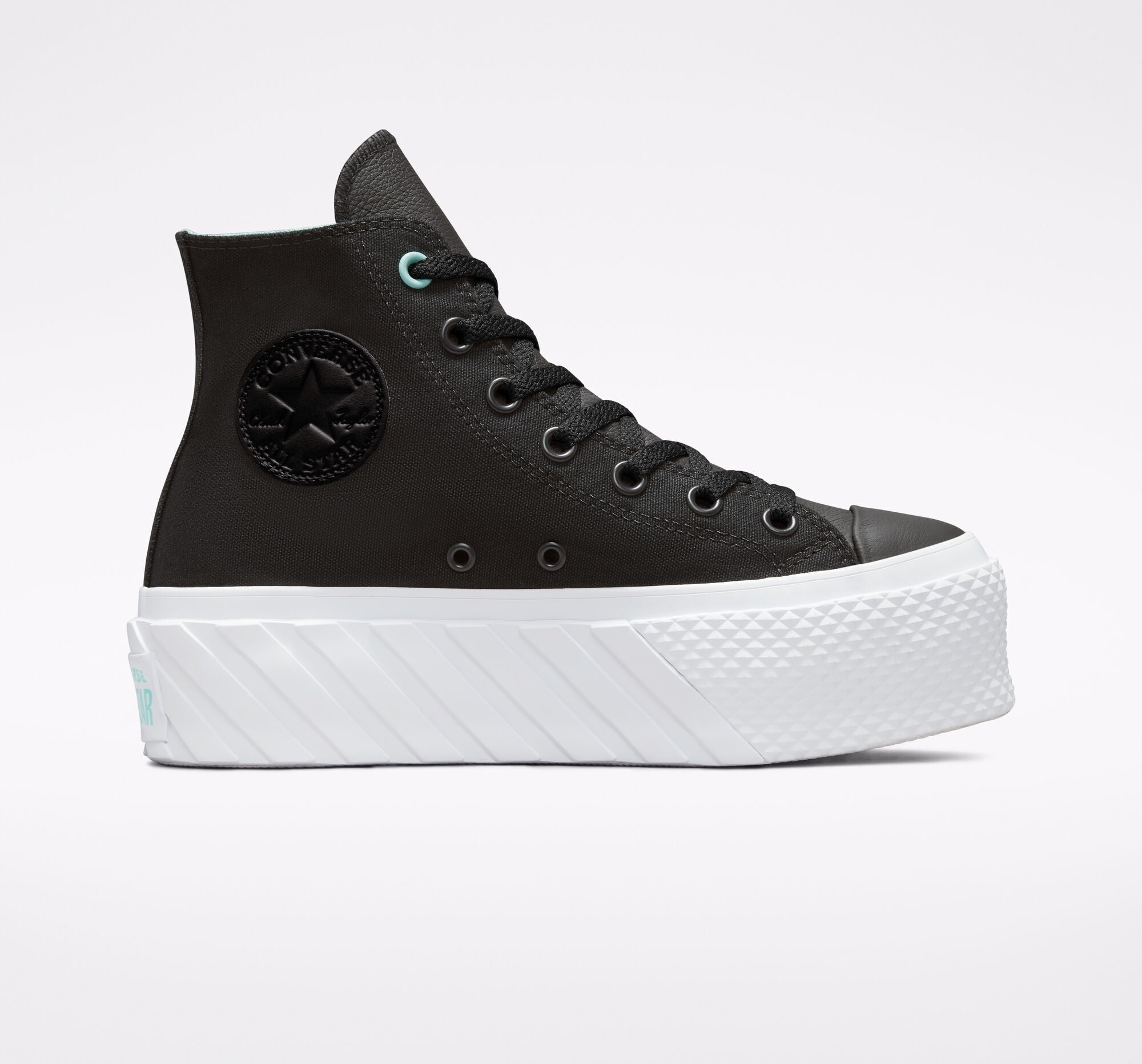 Converse Chuck Taylor All Star 2X Platform 571675C nero-acqua elettrico-bianco Donna