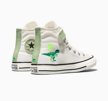 Converse Chuck Taylor All Star Easy-On Dinos A15898C Bianco Verde