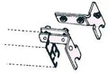 Coppia innesti x angoli ab1006