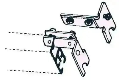 Coppia innesti x angoli ab1006