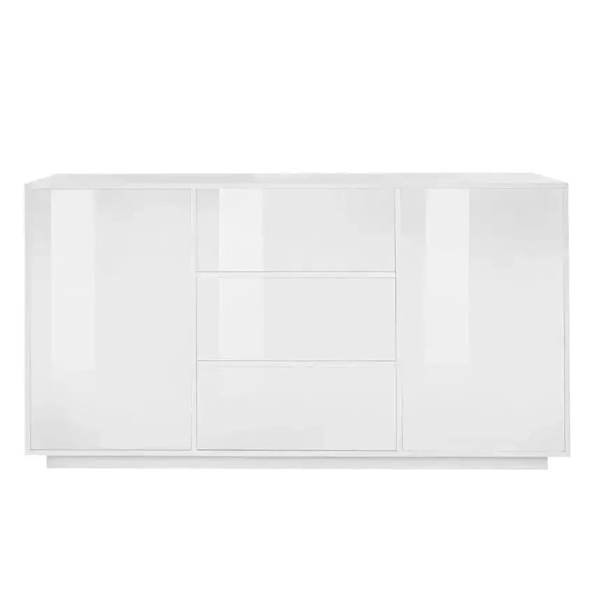 Credenza Bloom Sideboard Bianco Laccato 160 x 41,4 x 86 cm