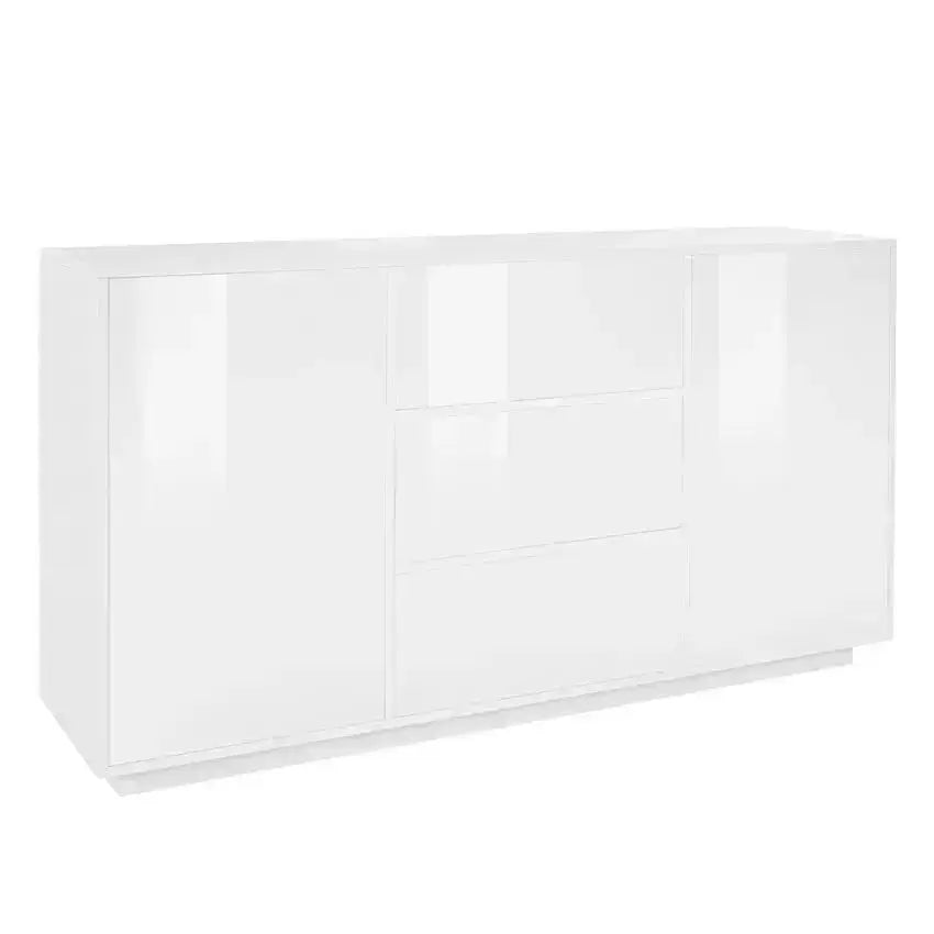 Credenza Bloom Sideboard Bianco Laccato 160 x 41,4 x 86 cm