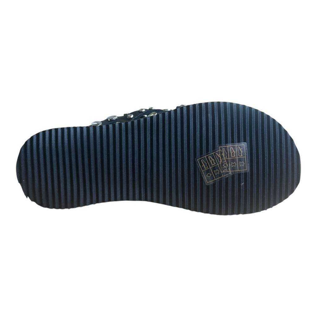 Cult Sandalo Basso Donna Nero Borchie Roshelle 4275 - CLW427503