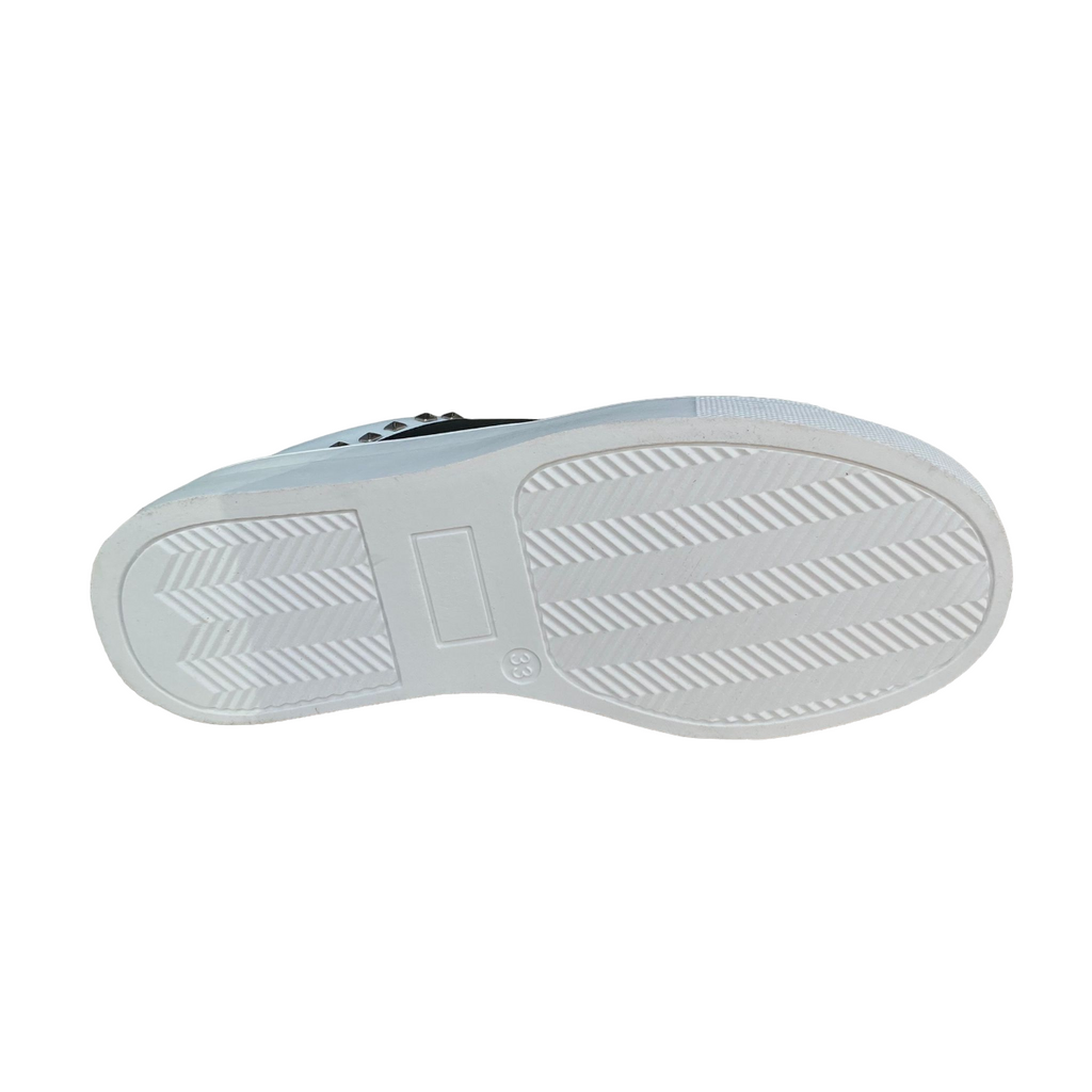 Cult scarpa sneakers da ragazza T-011 bianco-nero