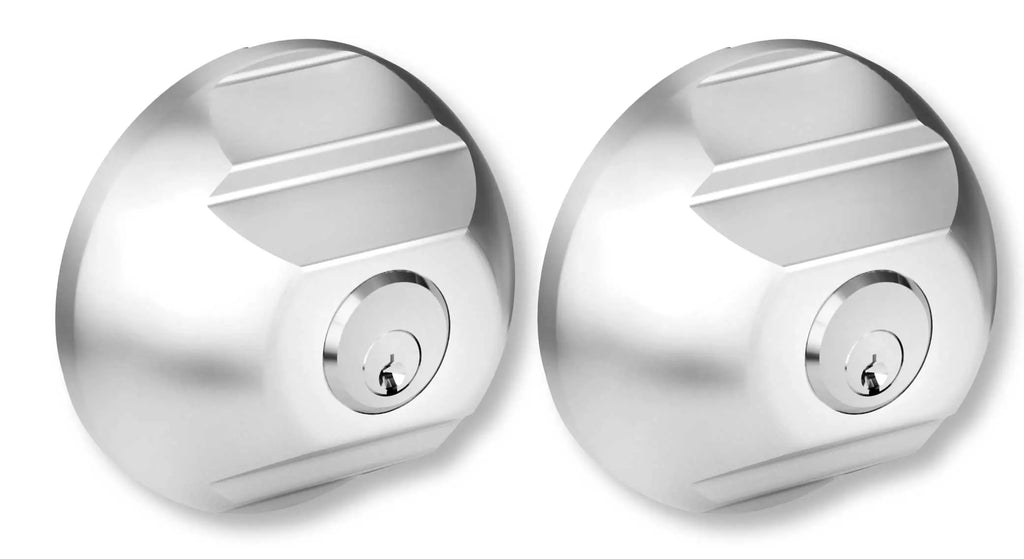 Serratura Cam Lock Cilindro Riferma Van in Alluminio Grigio