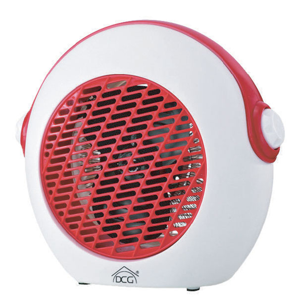 Termoventilatore 2000W con termostato, 2 livelli potenza, compatto e sicuro