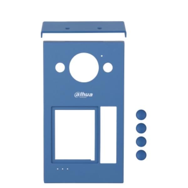 Dahua Videocitofono - Accessori - Copertura anti-pioggia, cover e tasti blu per VTO3312Q-P [VTM57]