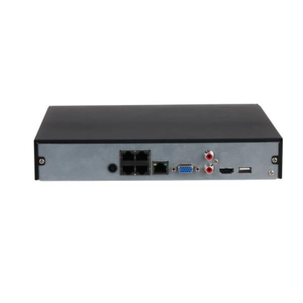 NVR 4 canali IP fino a 12 MP (recording) con SSD interno da 960 GB, 4 canali a 4 MP/8 canali a 1080p (decoding), 4xPoE /48V I/O Audio 1 LAN [NVR4104HS-P-4KS3(960G)]