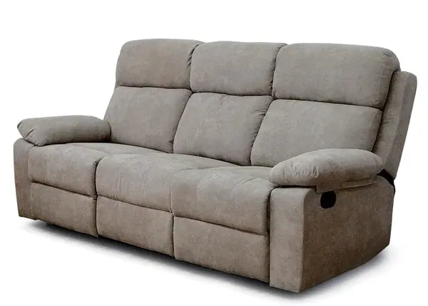 Divano 3 posti Tortora Relax Pegaso con Funzione Recliner