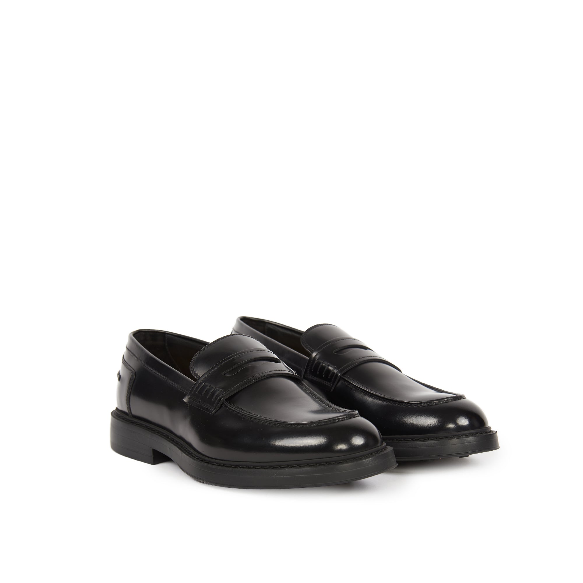 MOCASSINO MARRONE CON BENDINA