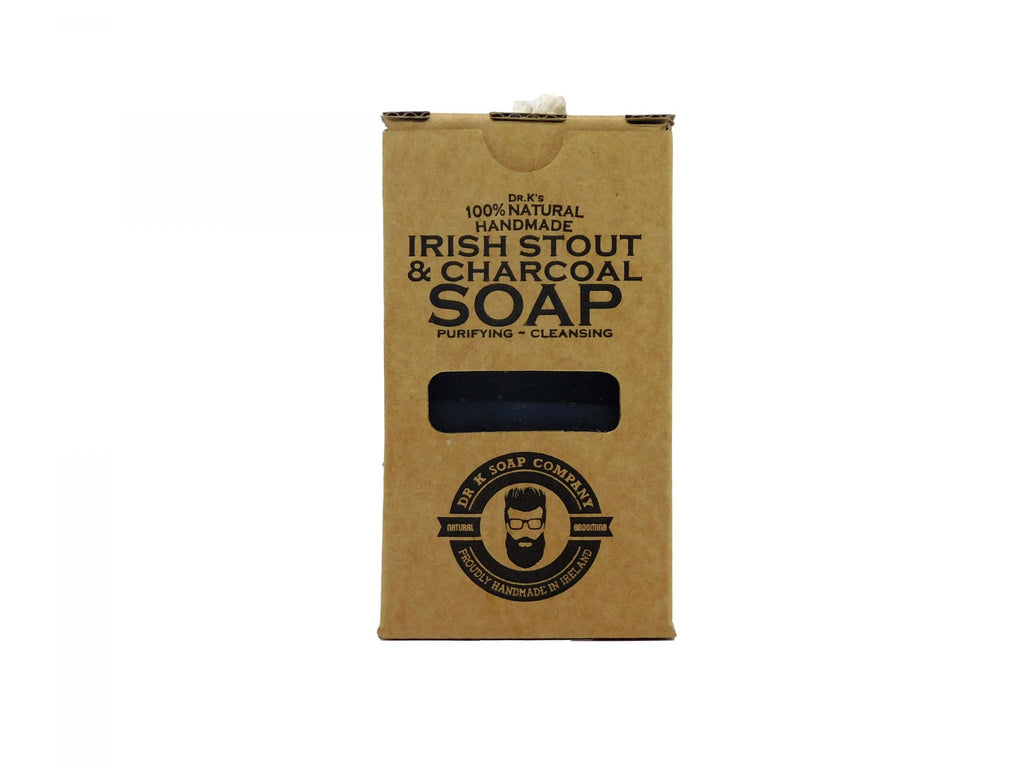 Dr K Soap Sapone Duro Per Corpo E Mani Irish Stout Charcoal 110 gr