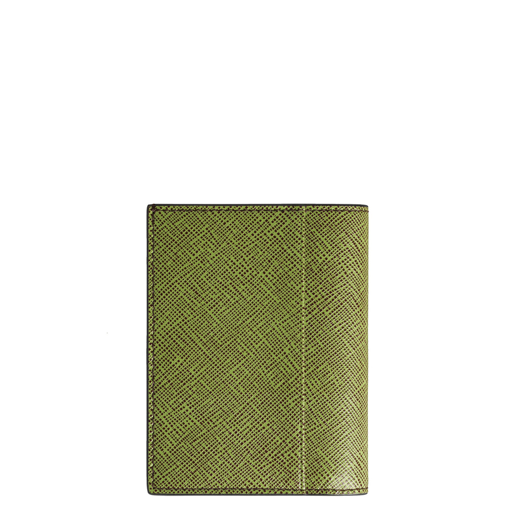 Montblanc portafoglio mini 4 scomparti Sartorial multi lime/cassis 199355