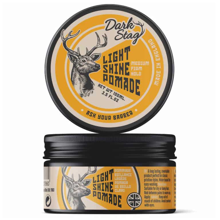 Dark Stag Light Shine Pomade Per Capelli Tenuta Media 100 ml