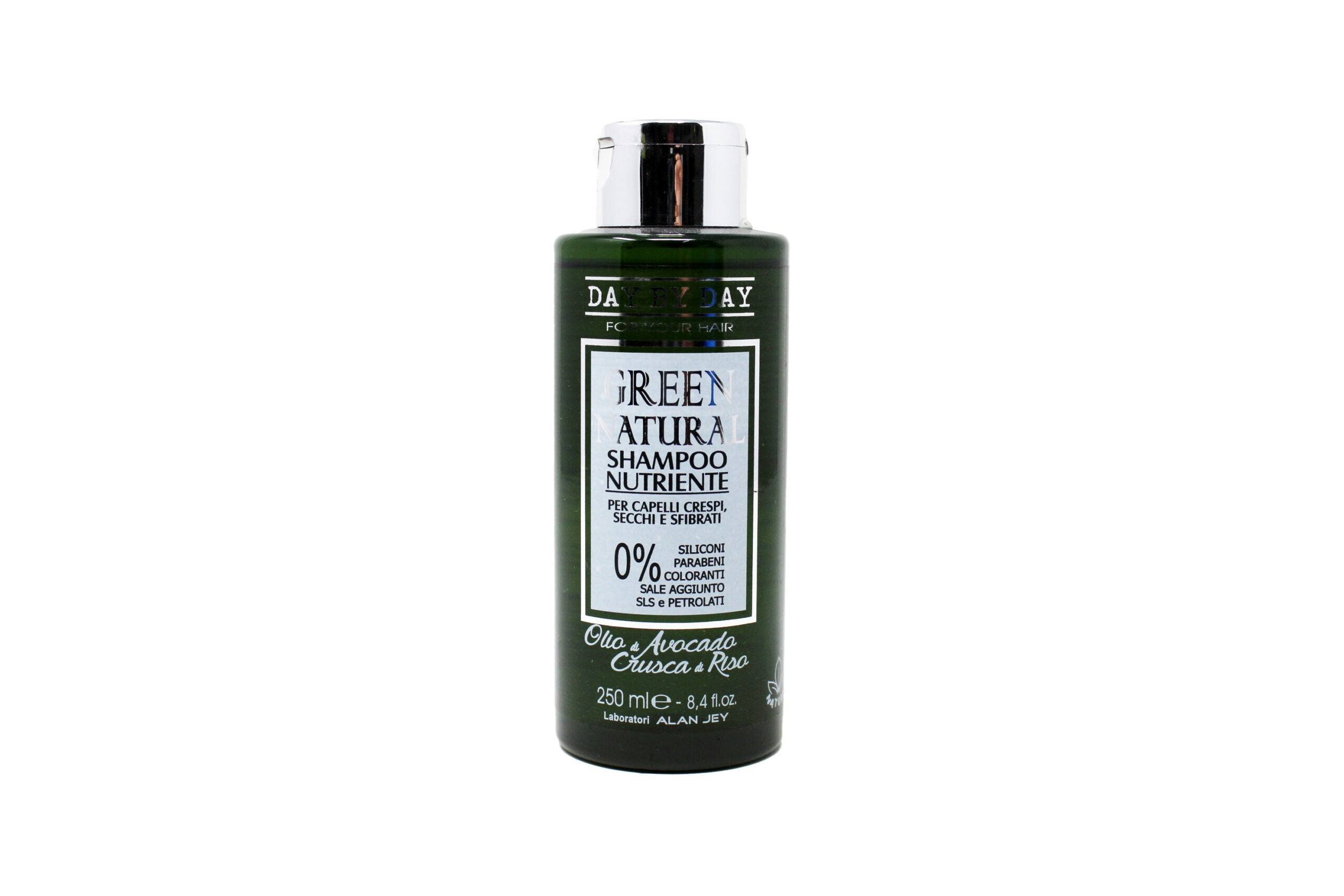 Day By Day Green Natural Shampoo Nutriente Per Capelli Secchi E Sfibrati 250 ml