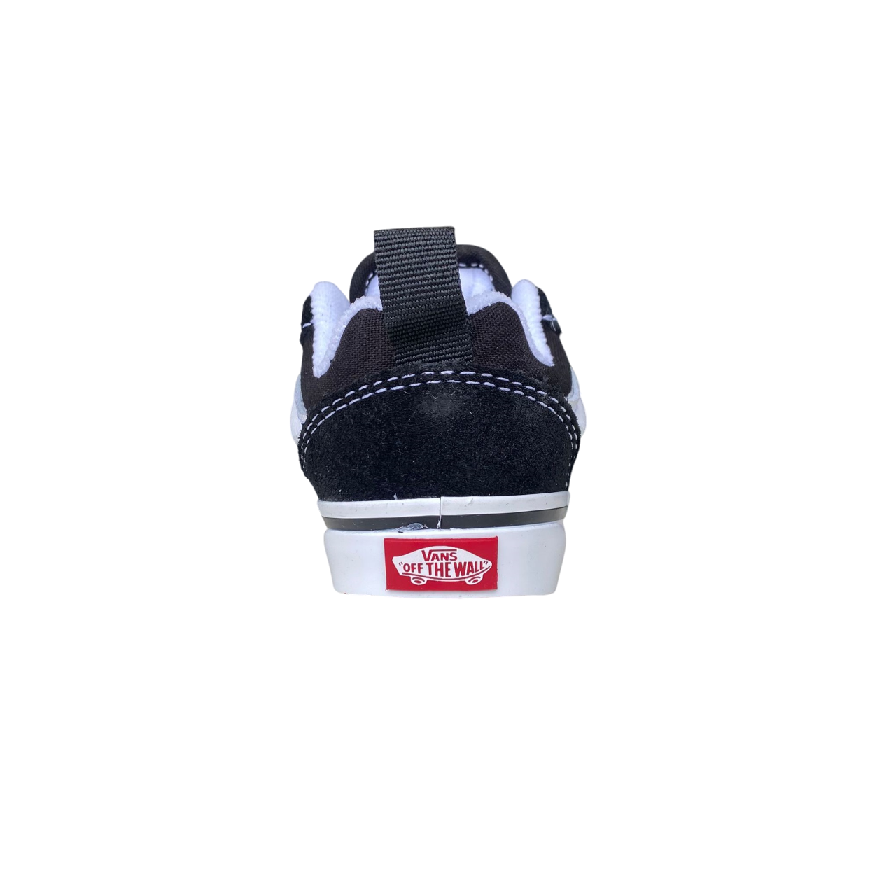 Vans Knu Skool VN000D0K6BT Nero Bianco Sneakers Infant Laccio Elastico