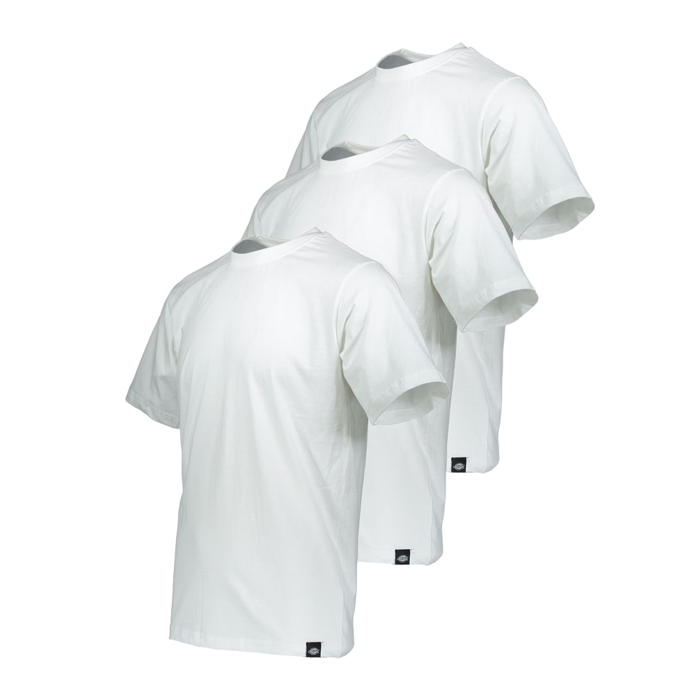 Dickies 3 magliette maniche corte da uomo DK621091WHX1 bianco