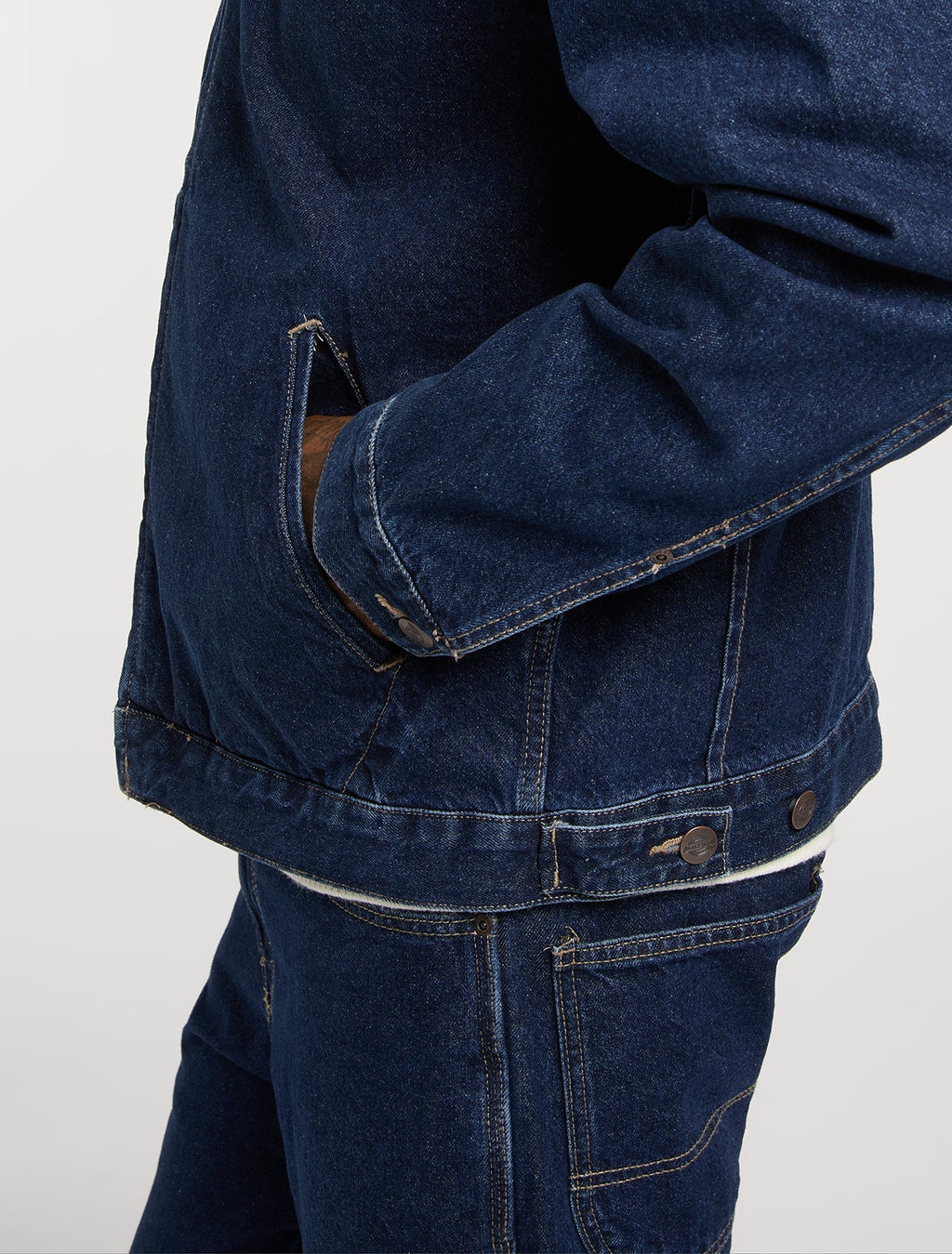 Dickies Giubbino in Jeans da Uomo Painter DK0A88EG0DD1 Blu