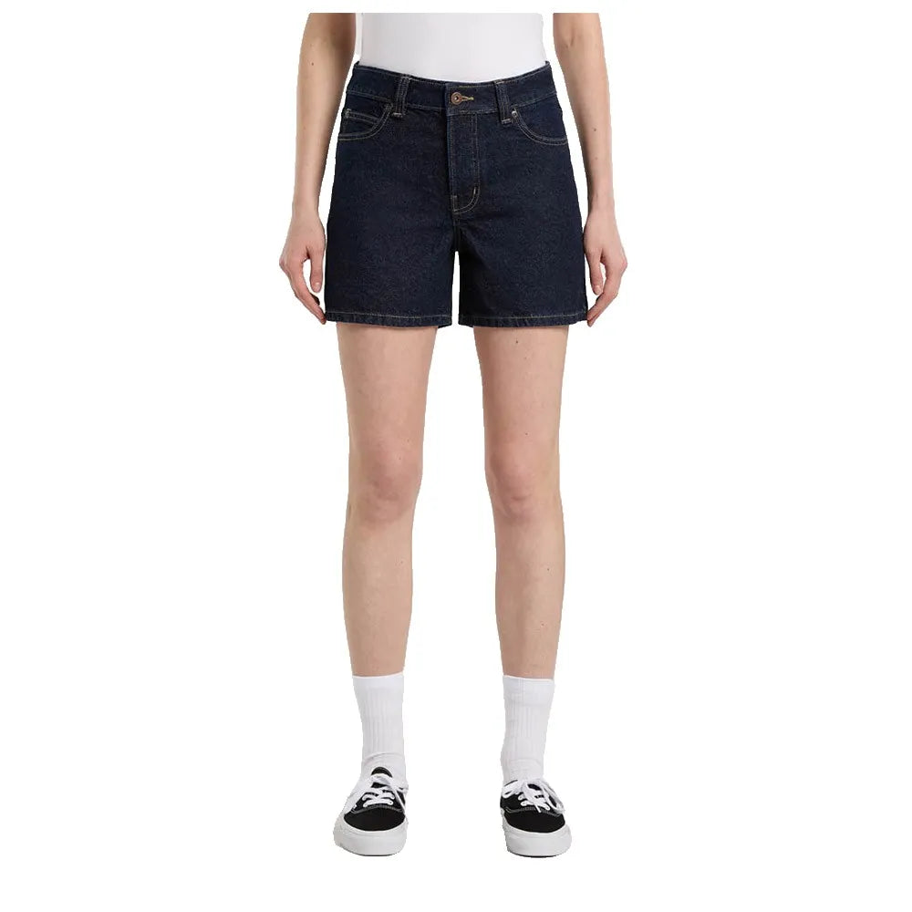 Dickies Shorts Jeans Donna 984 5-Inch Vita Alta DK0A88QVRIN1 Blu | W24-32
