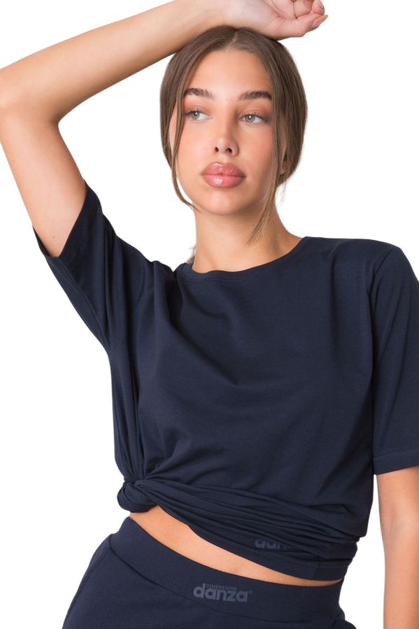 Dimensione Danza T-shirt Basic Jersey Stretch Donna 39D102J42_4000 Blu