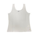 Dimensione Danza canotta sportiva da donna in cotone jersey elasticizzato 38d144j42 1000 bianco