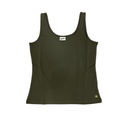 Dimensione Danza canotta sportiva da donna in cotone jersey elasticizzato 38d144j42 6R00 verde