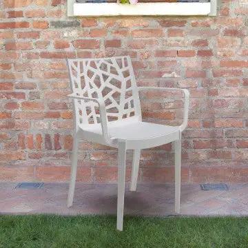 Poltrona Matrix - Poltrona impilabile in polipropilene Dimensioni: cm 55 x 58 x 82 h