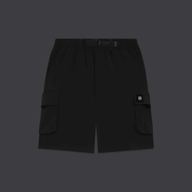 Dolly Noire Techno Cargo Shorts Uomo Nero PA144-PO-01