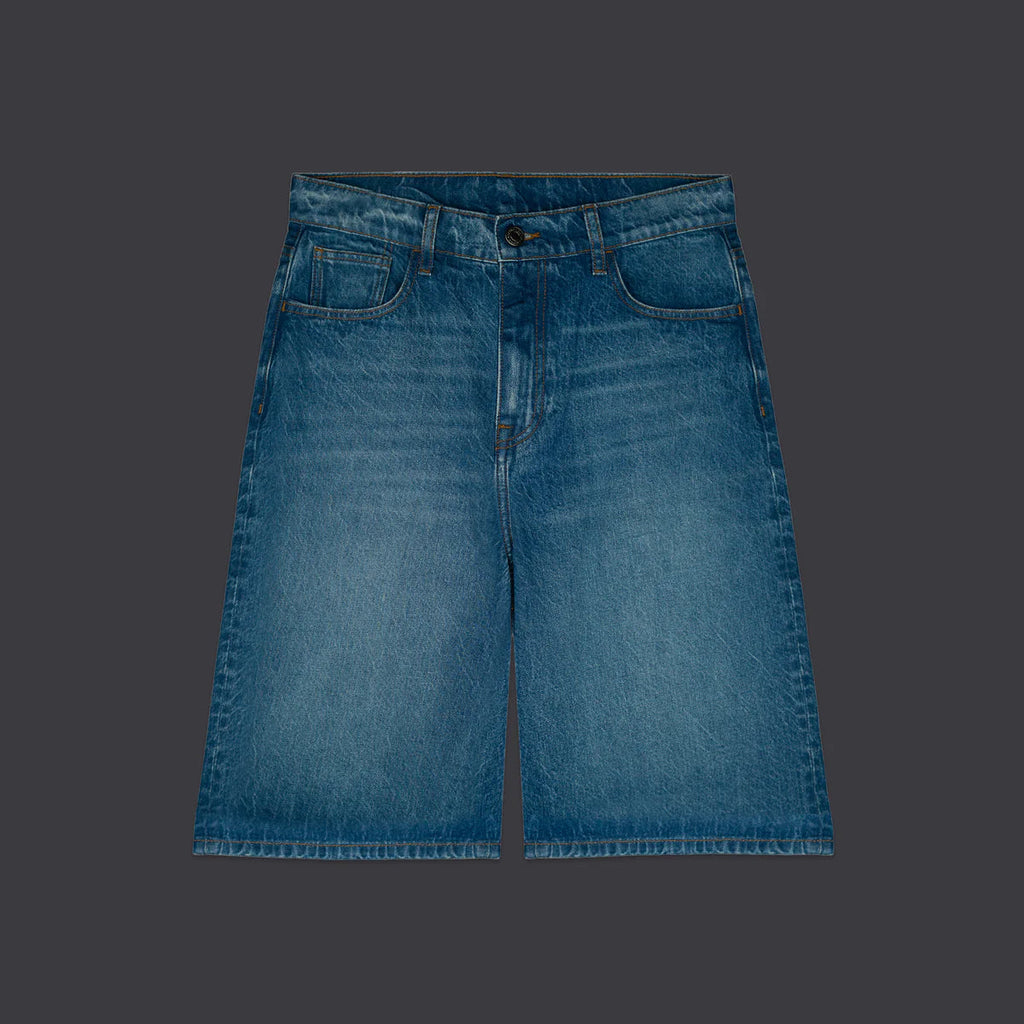 Dolly Noire Baggy Shorts Denim Light Indigo Uomo - PA1215-P4-03