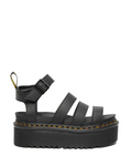 Dr. Martens Sandali Platform in pelle Blaire Hydro Stile Gladiatore 27296001 nero