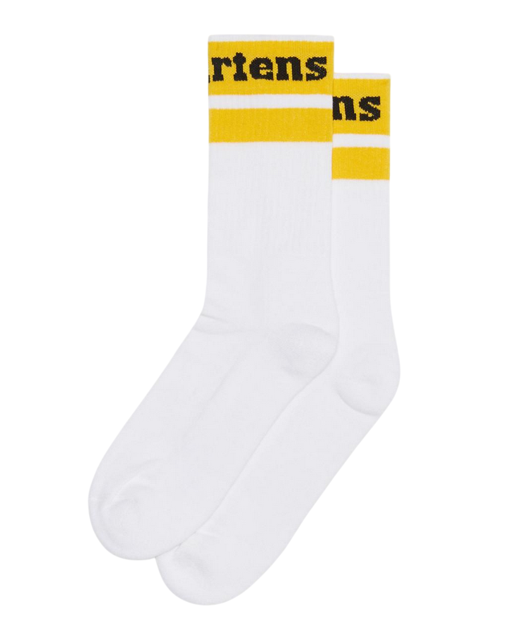 Dr. Martens Calzino Athletic Logo AC681103 Bianco – Comfort Iconico