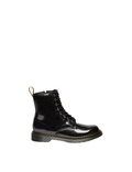 Dr. Martens – Stivali Junior 1460 Glitter 41436001 Nero & Argento | Design Brillante, Pelle Glitterata Kids, Comfort Protezione