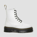 Dr. Martens Anfibio Donna Jadon Zeppa 15265100 Bianco Lucido