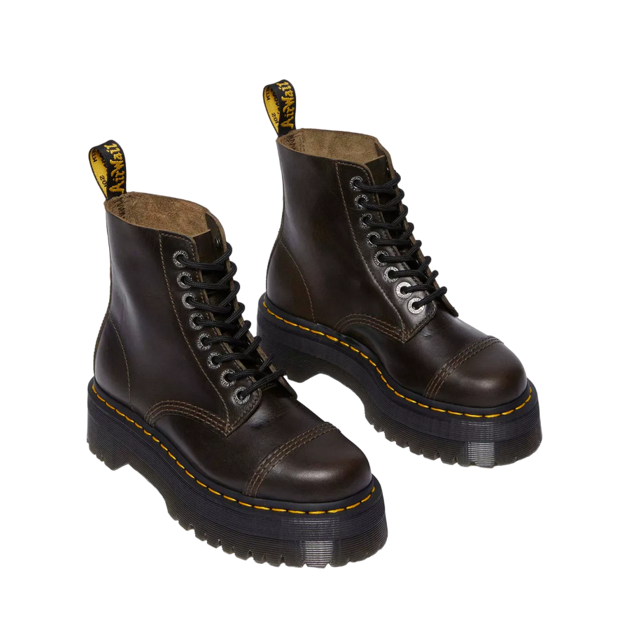 Dr. Martens Stivale Sinclair 31993302 Tortora Platform Zip Donna