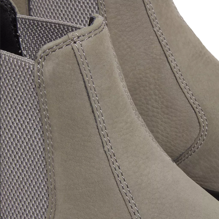 Dr. Martens stivaletto Chelsea 2976 in nubuk lavorato 31130059 grigio nickel