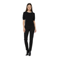 Yes Zee Maglia Donna Applicazioni Gioiello M243/IF00 Nero