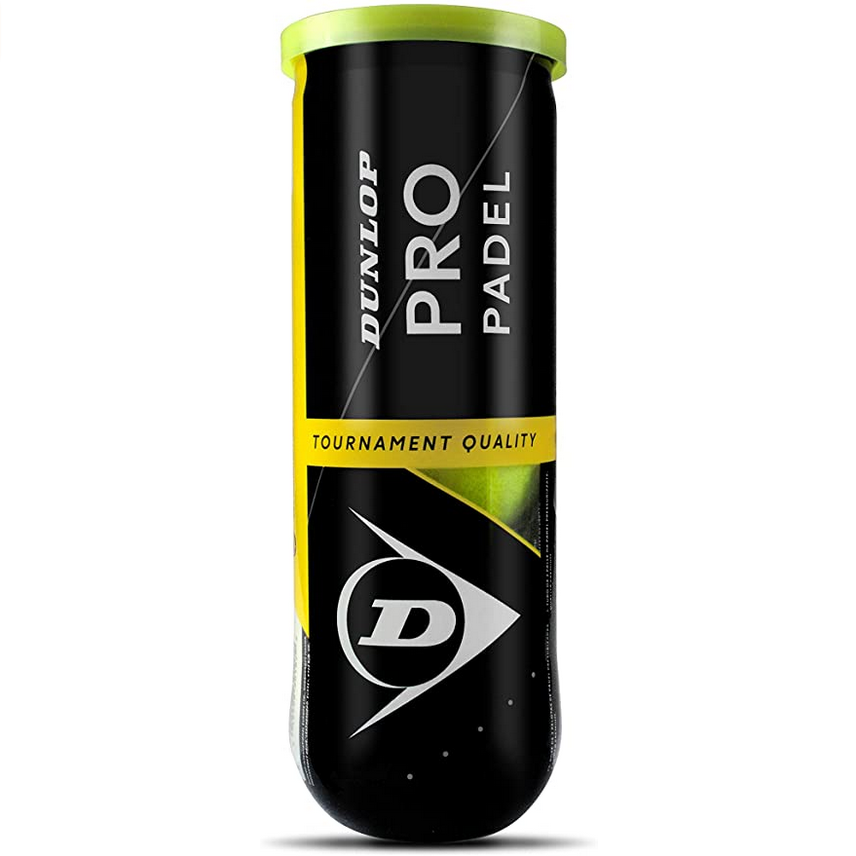Dunlop Pro TB 3PET 601384 | Palline Padel Tubo 3 Omologate FIP