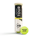Dunlop Palline Tennis Tour Brilliance 601621 – Tubo 4 Palline Tutte Superfici ITF