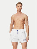 EA7 Emporio Armani Costume Boxer Active Uomo Bianco Blu - 7M00200 AF13049 M0304