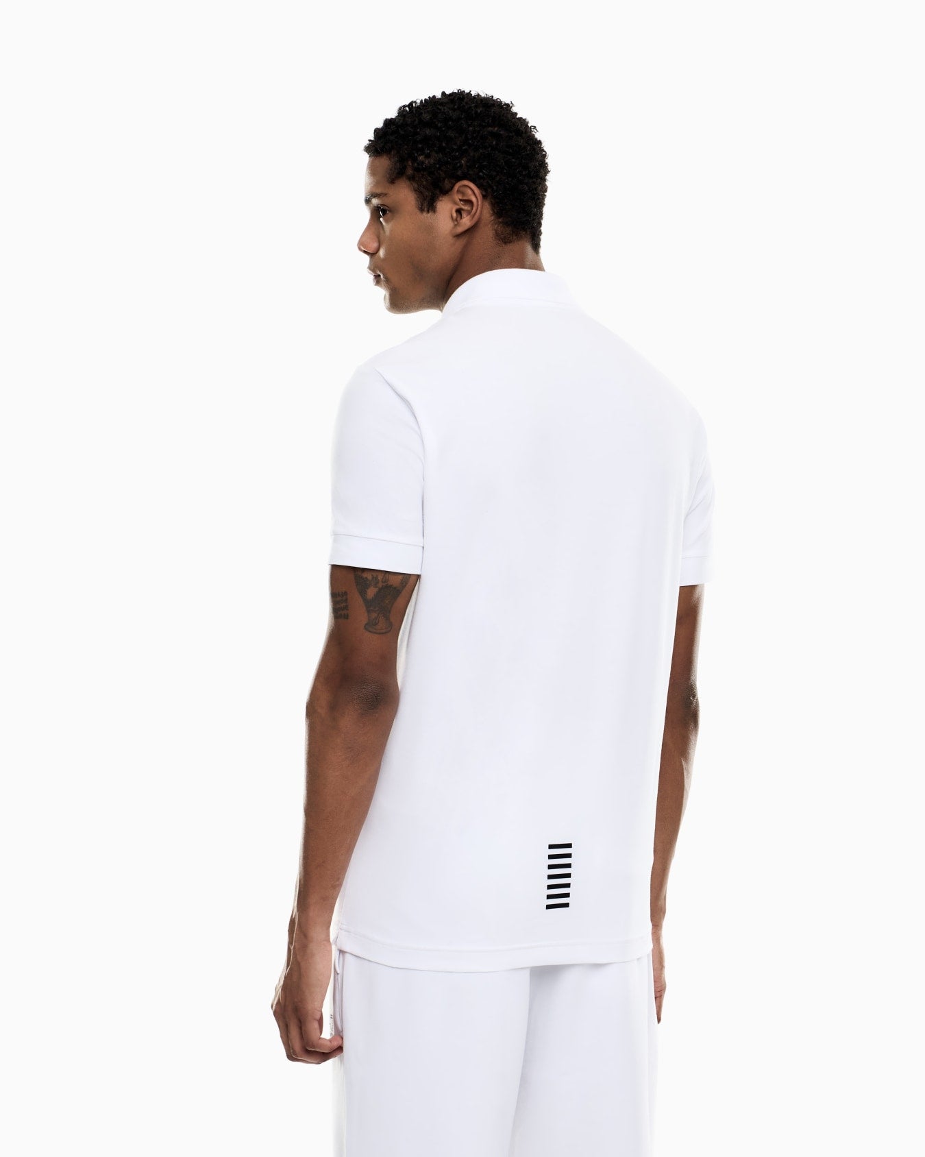 EA7 Emporio Armani Polo Uomo Bianca Core Identity 8NPF14 PJVQZ 1100
